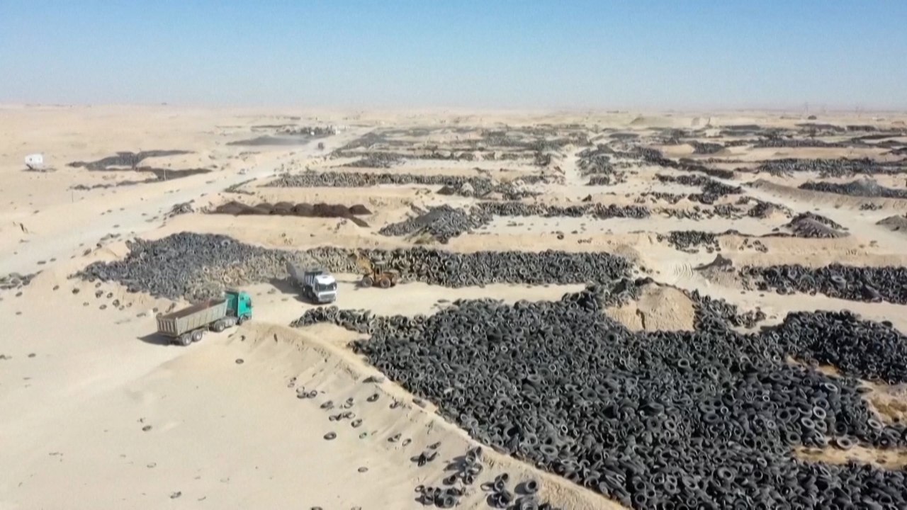 Koweït : le plus grand « cimetière de pneus » au monde va devenir une ville