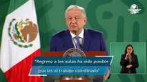 De manera virtual, AMLO encabeza regreso a clases presenciales