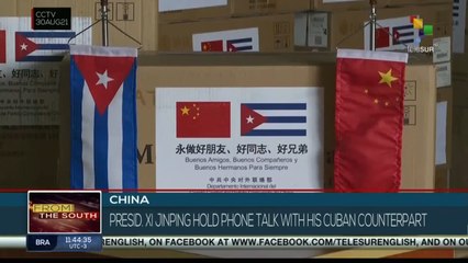China: Xi Jinping held a telephone conversation with Díaz-Canel