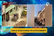 Surco: denuncian construcción irregular en faldas de cerro y temen que afecte sus viviendas