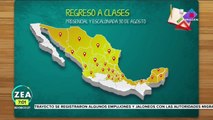 ¿Qué estados regresan a clases presenciales en México?