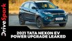 2021 Tata Nexon EV Power Upgrade Leaked Ahead Of Launch