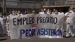 Miedo a enfermar entre los pacientes del Hospital La Paz: 