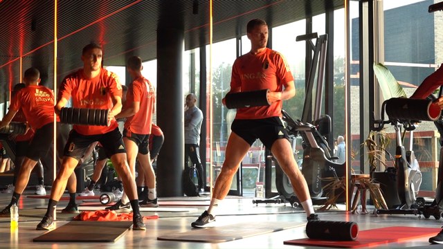 Les Diables rouges ont repris l'entraînement à Tubize avec Thierry Henry