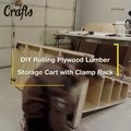 diy rolling plywood lumber storage cart with clamp rack That's EASY on the Wallet plywood storage