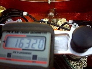 Test monté des tr/min