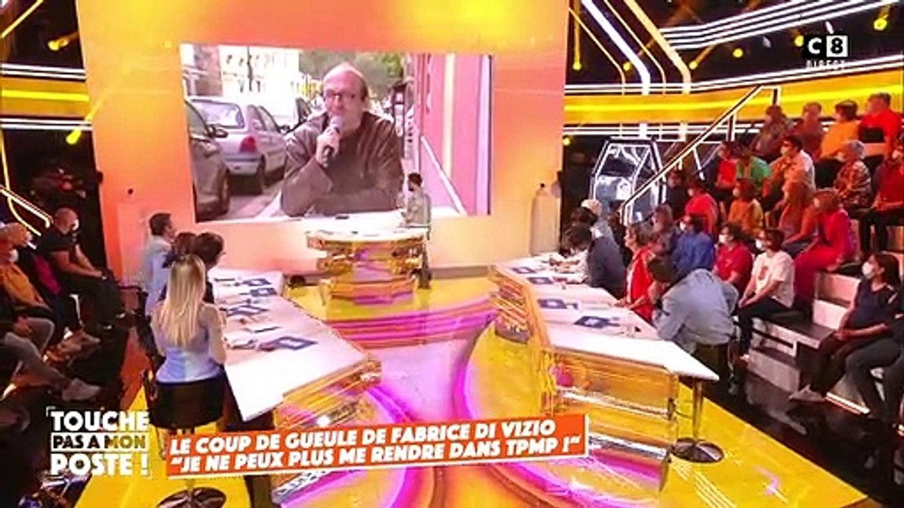 Fabrice Di Vizio, avocat et chroniqueur, refuse de se faire vacciner ou tester. Il n'a pas pu accéder au plateau de l'émission.