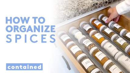 3 Easy Ways to Organize Your Spice Cabinet or Drawer | Contained | Real Simple