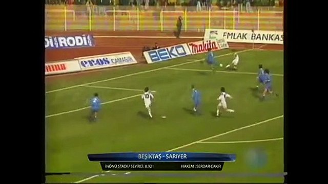 Beşiktaş 3-0 Sarıyer 27.01.1993 - 1992-1993 Turkish Cup Quarter Final