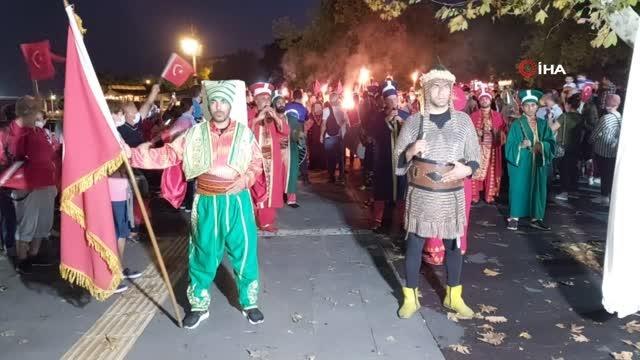 Tekirdağ'da mehteranlı fener alayı