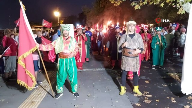 Tekirdağ'da mehteranlı fener alayı