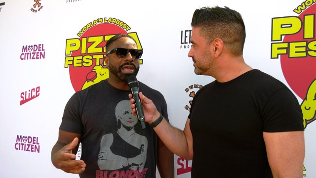 DJ Irie Interview World's Largest Pizza Festival Red Carpet