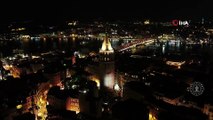 Galata Kulesi’nde 30 Ağustos Zafer Bayramı’nda özel ışık gösterisi