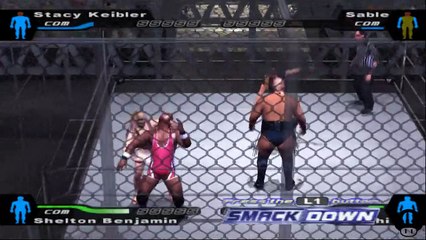 Here Comes the Pain Stacy Keibler vs Sable vs Shelton Benjamin vs Rikishi