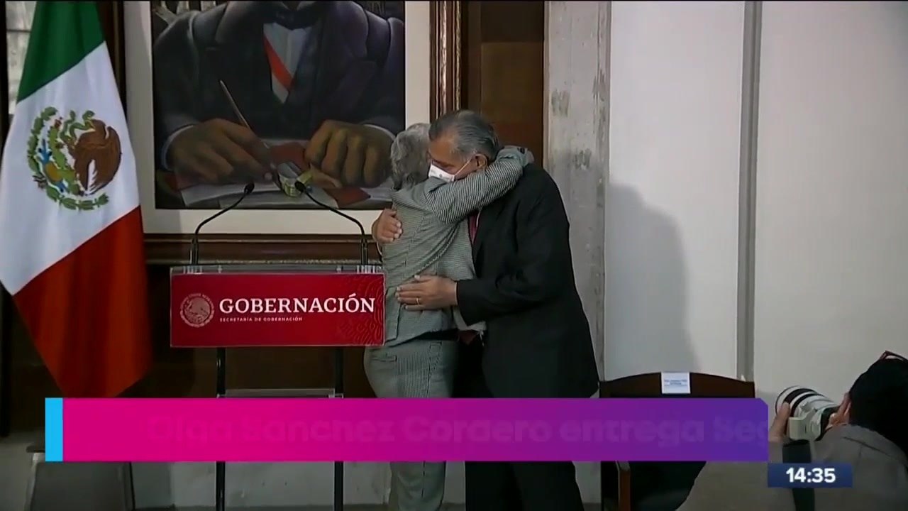 Olga Sánchez Cordero entrega la Segob a Adán Augusto López