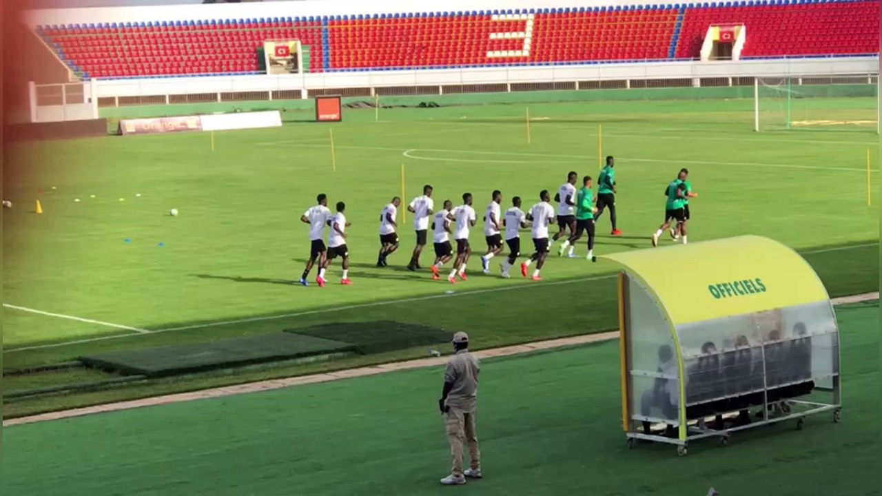Éliminatoires mondial-2022: Premier galop des Lions sur la nouvelle pelouse de Lat Dior