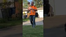 Grandpa Slickly Saves Granddaughter from Lunch Bag