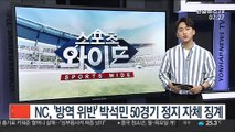 NC, '방역 위반' 박석민 50경기 정지 자체 징계