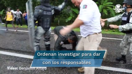 No habrá impunidad, dice Encinas tras video de agente del INM pateando a migrante