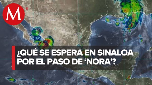 Nora se degrada a baja presión remanente; se prevén lluvias torrenciales en Sinaloa