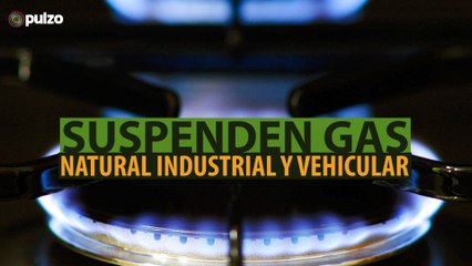 Suspenden gas natural industrial y vehicular | Pulzo
