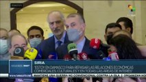 Canciller de Irán visita Siria para reforzar alianzas estratégicas