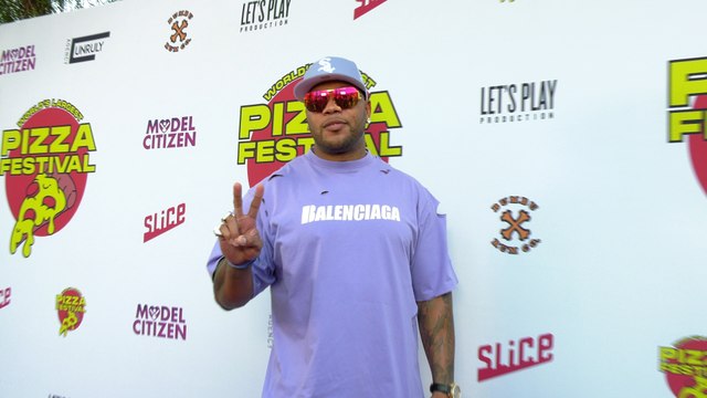 Flo Rida World's Largest Pizza Festival Red Carpet