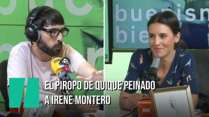 El piropo de Quique Peinado a Irene Montero