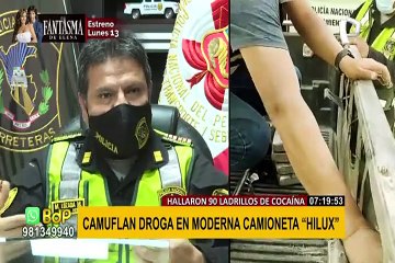 Incautan más de 2 toneladas de drogas en lo que va del año