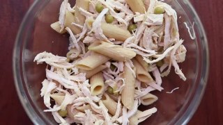 Chicken pea pasta salad