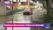 ¡Bajo el agua colonias de Ecatepec! Vecinos denuncian fallas en el drenaje