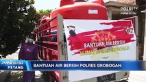 Polwan Polres Grobogan Distribusikan Air Bersih untuk Warga Terdampak Kekeringan