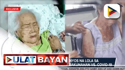 PTV Exclusive: Dalawang lola na may edad 104 sa Negros Occidental, nabakunahan kontra COVID-19