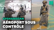 À l'aéroport de Kaboul, les talibans paradent en vainqueurs