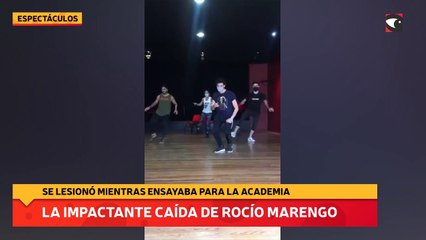 La impactante caída de Rocío Marengo