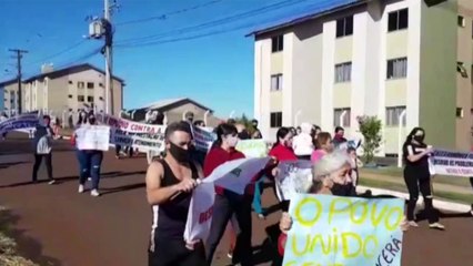 Moradores do Condomínio Jaborá realizam nova manifestação cobrando resposta das Caixa