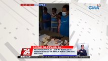 Mga nagsusugal sa loob ng musoleo at ibabaw ng nitso sa Manila North Cemetery, arestado | 24 Oras