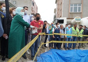 Son dakika haberleri! TOKİ, selde yıkılan 16 işyerinin temelini attı