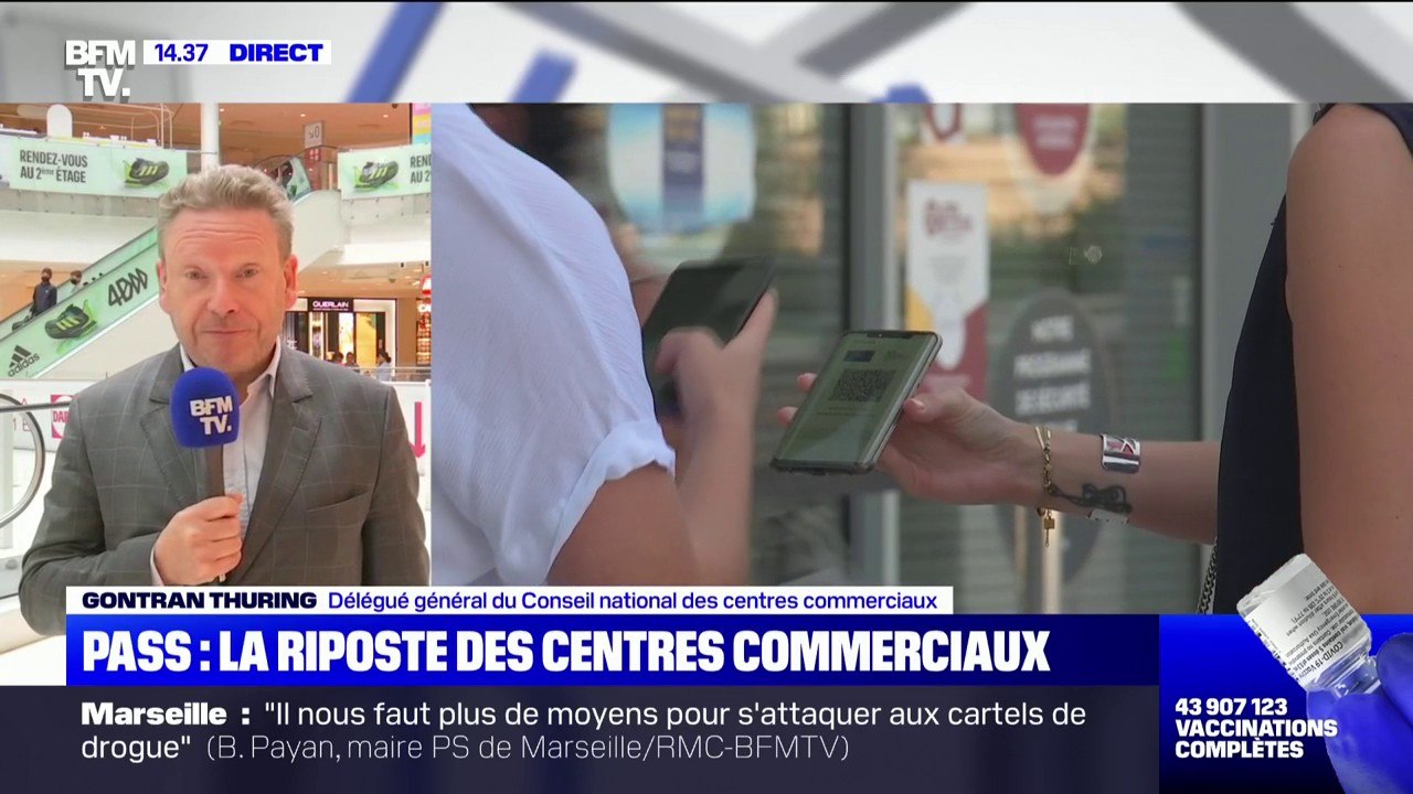 Gontran Thuring sur le pass sanitaire dans les centres commerciaux: "Nous demandons une suspension nationale pour la rentrée"