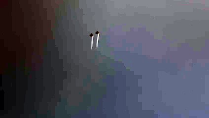 Dos aviones de combate sorprenden sobrevolando Tenerife