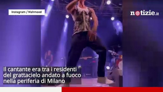 Incendio a Milano, Mahmood dopo le fiamme a Torre dei Moro: Sto bene, la vita è bella