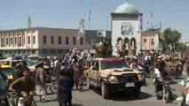 احتفالات باكتمال الانسحاب الأميركي في مدينة قندهار الأفغانية