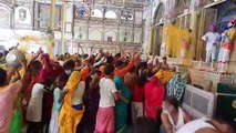करौली के मदनमोहनजी मंदिर में नन्दोत्सव का ऐसा छाया उल्लास...देखें वीडियो