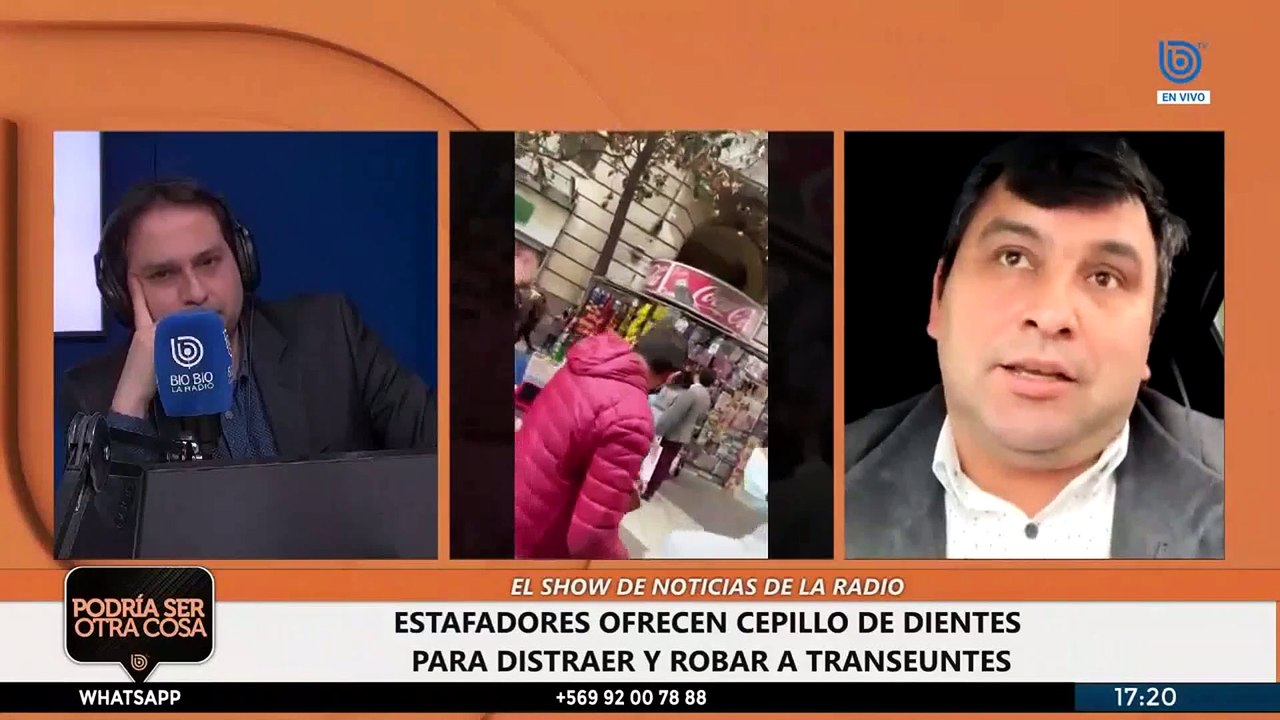 Inmigrantes estafan y asaltan en la calle mientras te venden cepillos de dientes - Radio Biobío