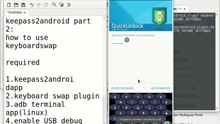 Keepass2android with keyboardswap configuration part 2