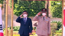 الفريق أول محمد زكى القائدالعام للقوات المسلحة يلتقى وزير الدفاع الوطنى لجمهورية كوريا الجنوبية