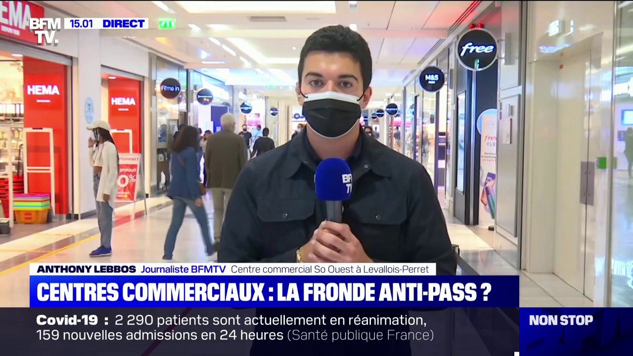 Pass sanitaire: la justice suspend la mesure dans les centres commerciaux des Hauts-de-Seine