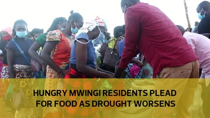 Hungry Mwingi residents plead for food as drought worsens
