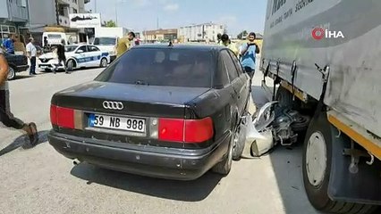 Bursa'da korkutan kaza! Motosiklet parçalara ayrıldı