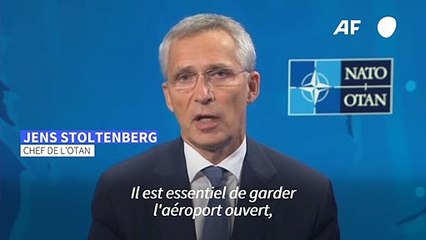 Le chef de l'Otan promet de ne pas "oublier" les Afghans qui n'ont pas pu être évacués